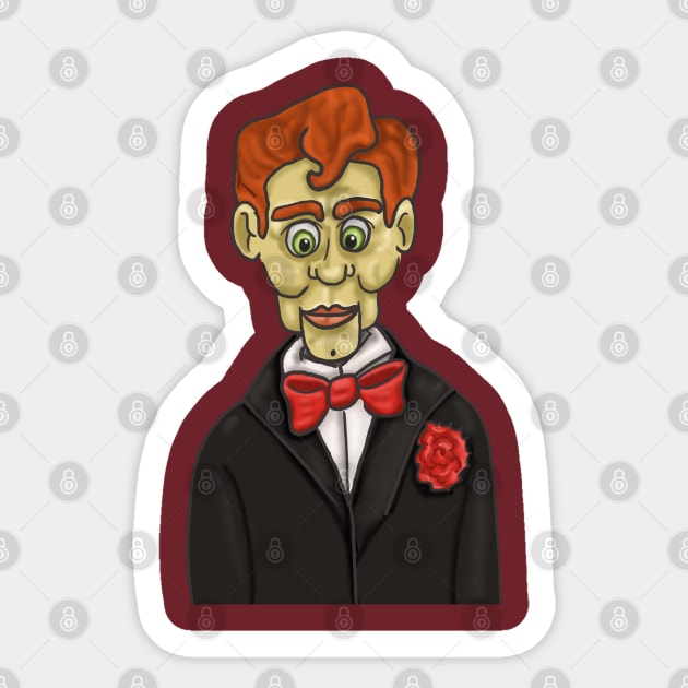 Here's Slappy- No background Sticker by tesiamarieart